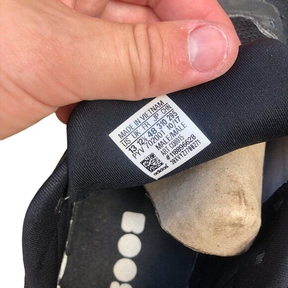 ADIDAS Response Grey/Core Black/White Size 13 - Picture 14 of 16